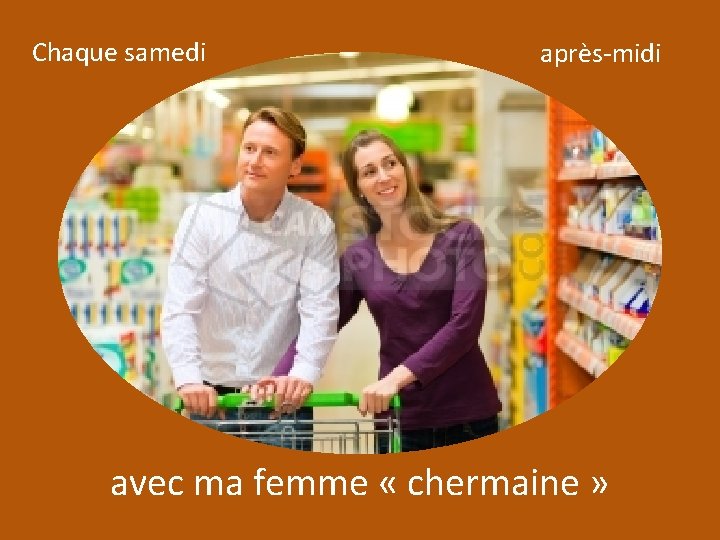 Chaque samedi après-midi avec ma femme « chermaine » 