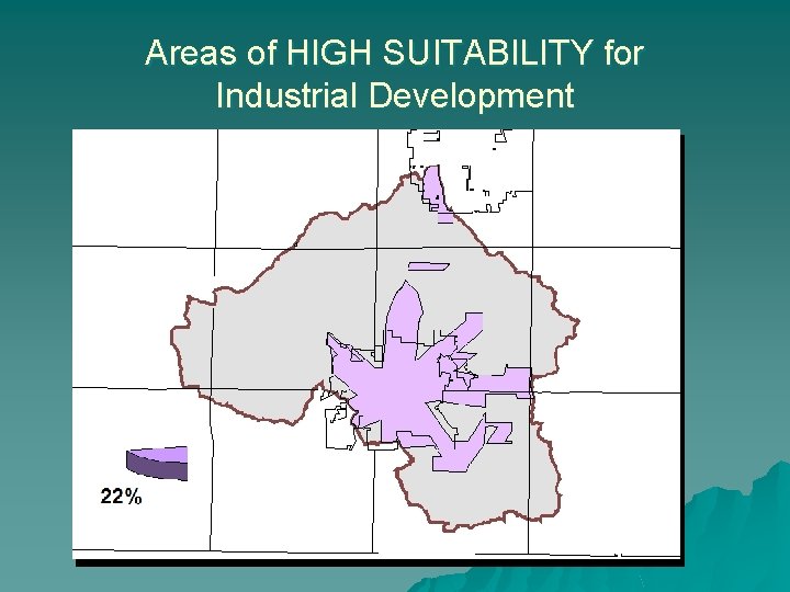 Areas of HIGH SUITABILITY for Industrial Development 