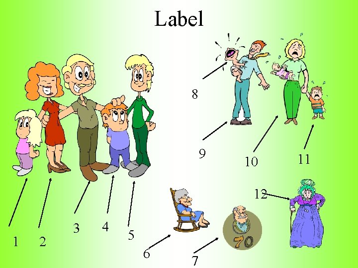 Label 8 9 10 12 1 2 3 4 5 6 7 11 