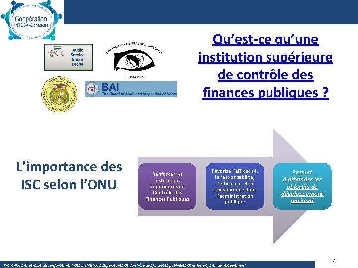 Qu’est-ce qu’une institution supérieure de contrôle des finances publiques ? L’importance des ISC selon