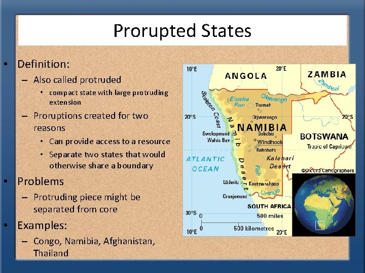 Prorupted States • Definition: – Also called protruded • compact state with large protruding