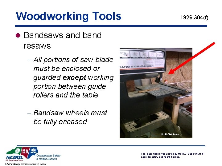 Woodworking Tools 1926. 304(f) l Bandsaws and band resaws - All portions of saw