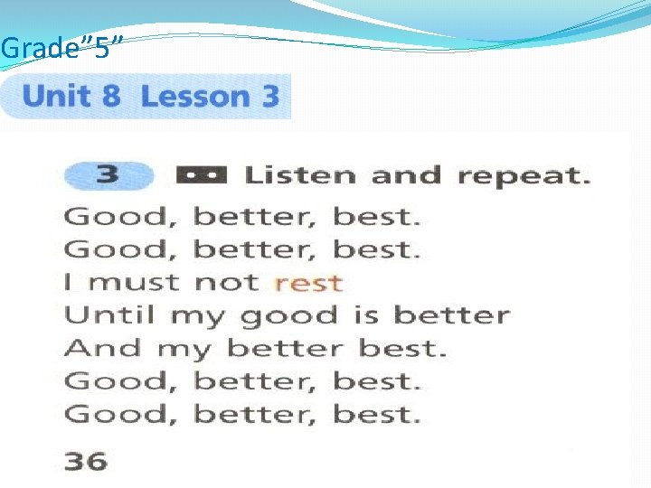 Grade” 5” 