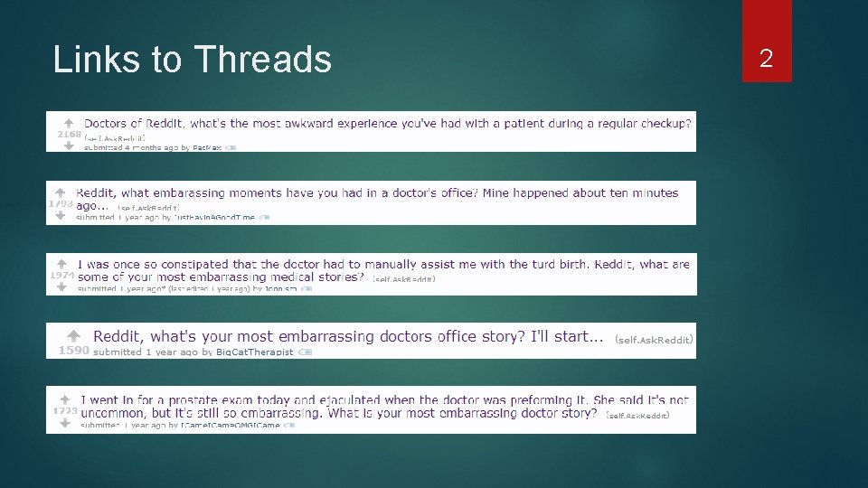 Links to Threads 2 