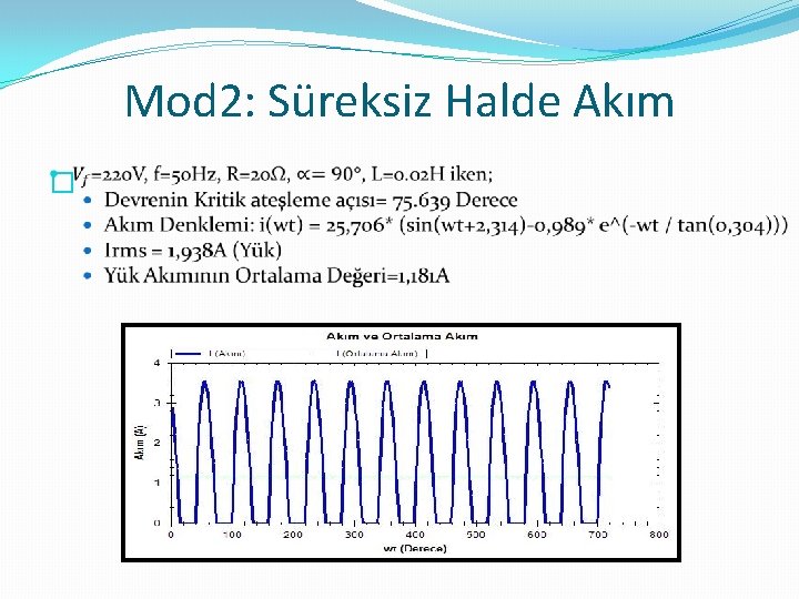 Mod 2: Süreksiz Halde Akım � 