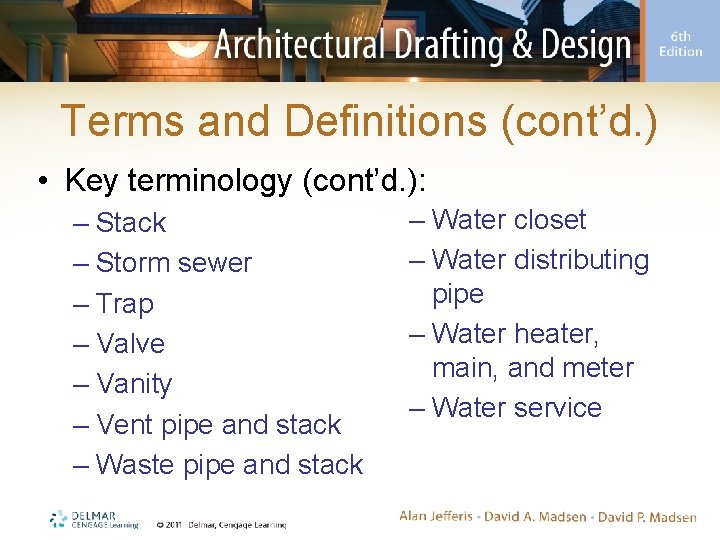 Terms and Definitions (cont’d. ) • Key terminology (cont’d. ): – Stack – Storm