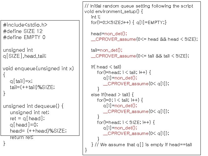 #include<stdio. h> #define SIZE 12 #define EMPTY 0 // Initial random queue setting following