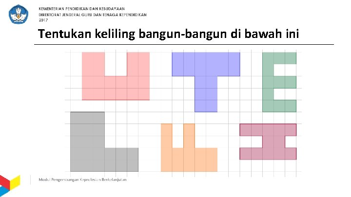 Tentukan keliling bangun-bangun di bawah ini 