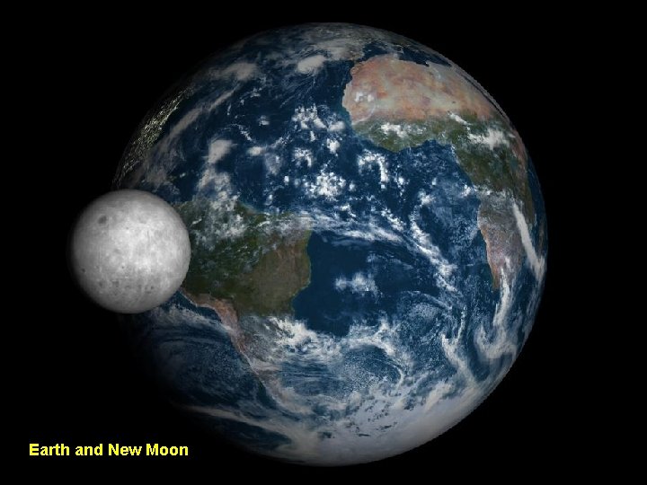 Earth and New Moon 