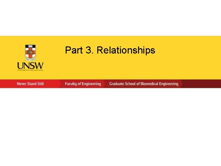 Part 3. Relationships 