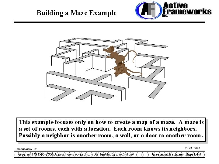 Building a Maze Example This example focuses only on how to create a map