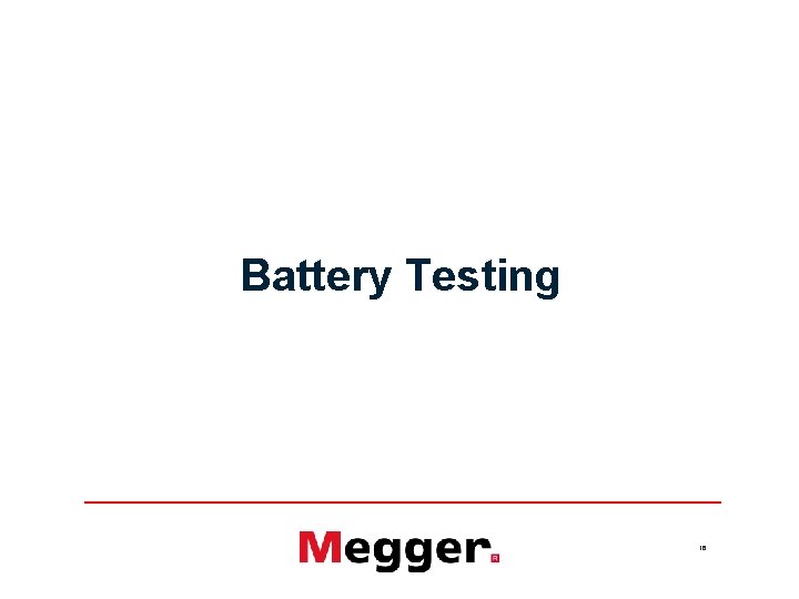 Battery Testing 16 