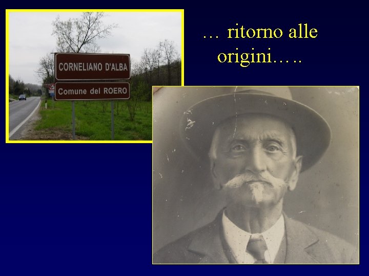 … ritorno alle origini…. . 
