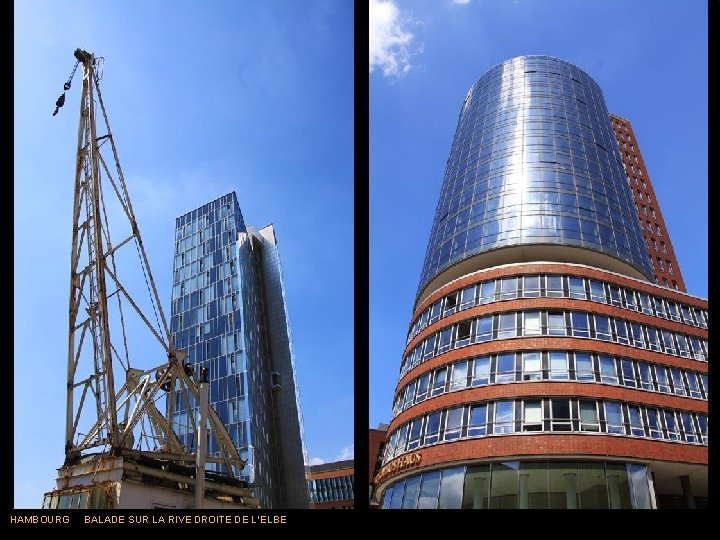 HAMBOURG BALADE SUR LA RIVE DROITE DE L’ELBE 