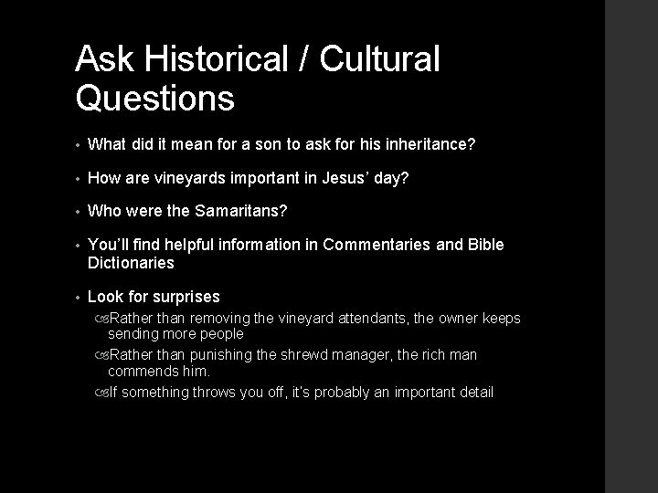 Ask Historical / Cultural Questions • What did it mean for a son to