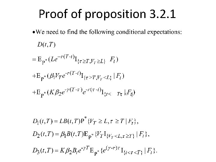 Proof of proposition 3. 2. 1 