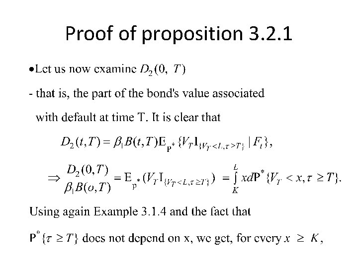 Proof of proposition 3. 2. 1 