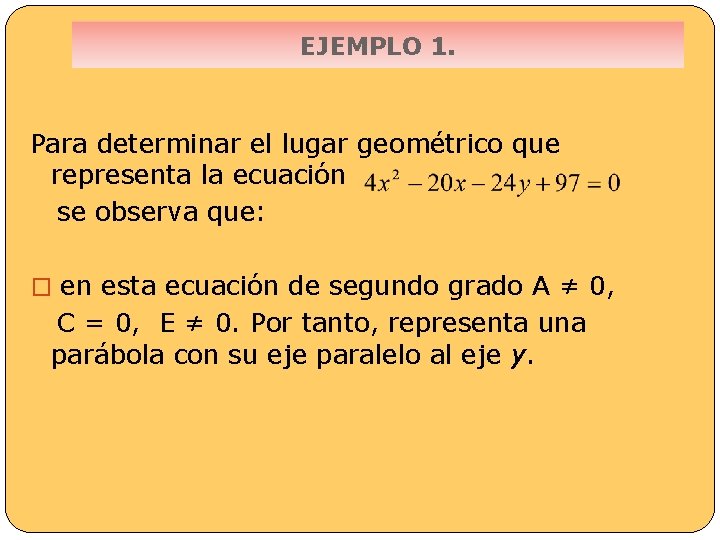 Como Determinar El Lugar Geometrico De Una Ecuacion slidetodoc.com