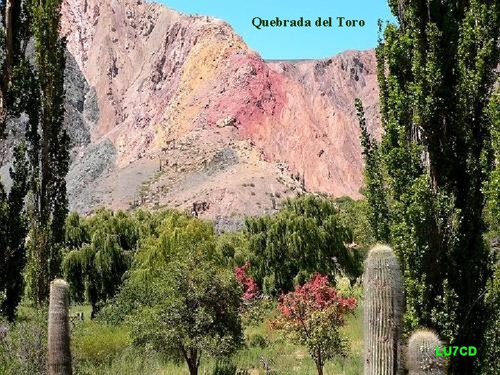 Quebrada del Toro LU 7 CD 