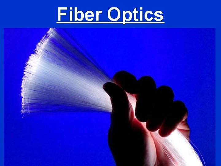 Fiber Optics Fiber Optics