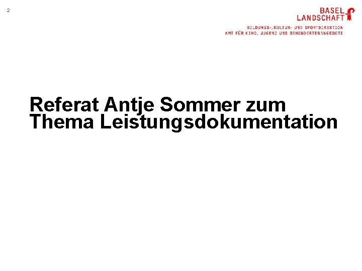 2 Referat Antje Sommer zum Thema Leistungsdokumentation 