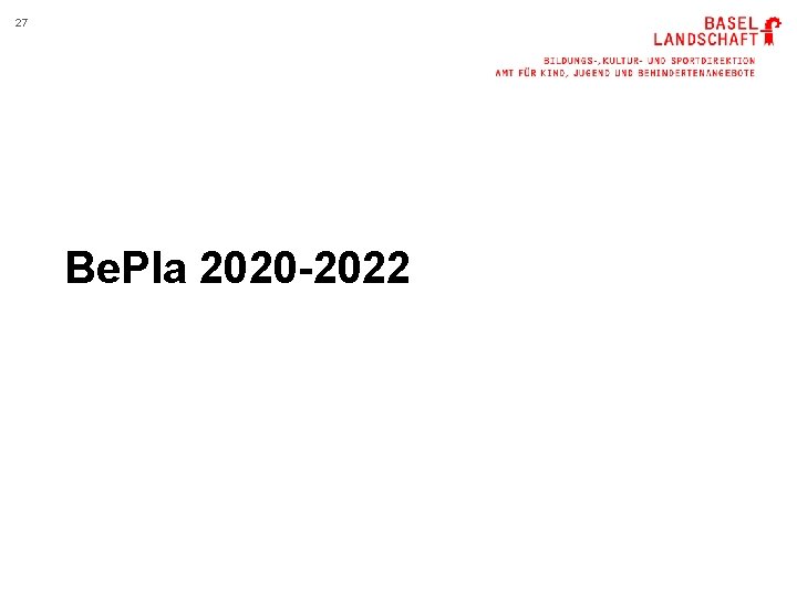 27 Be. Pla 2020 -2022 