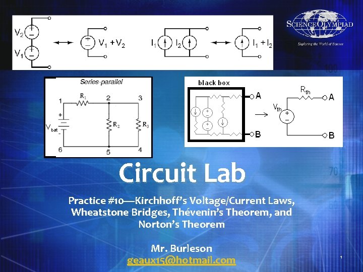 science olympiad circuit lab binder