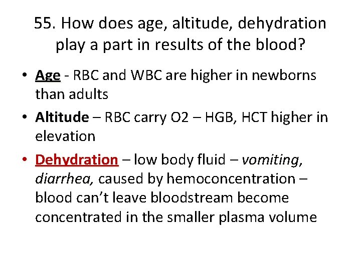 Chapter 9 Preanalytical Considerations OBJECTIVES Define the key
