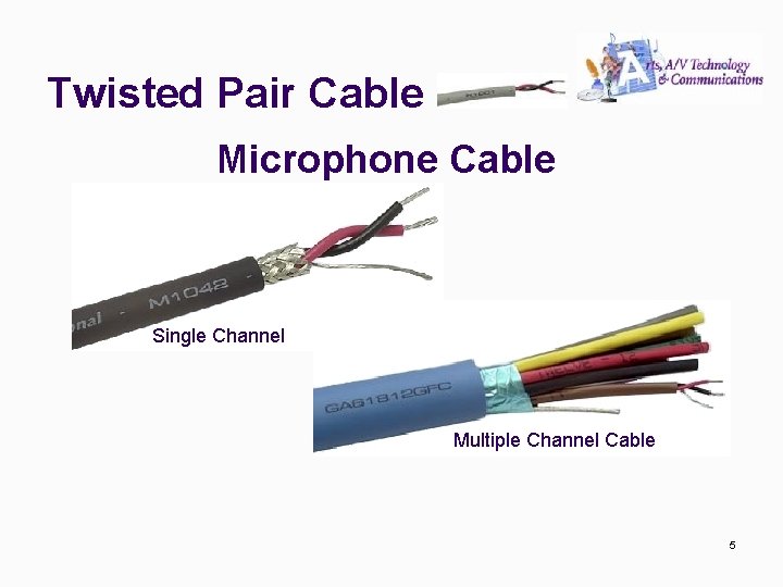 Twisted Pair Cable Microphone Cable Single Channel Multiple Channel Cable 5 