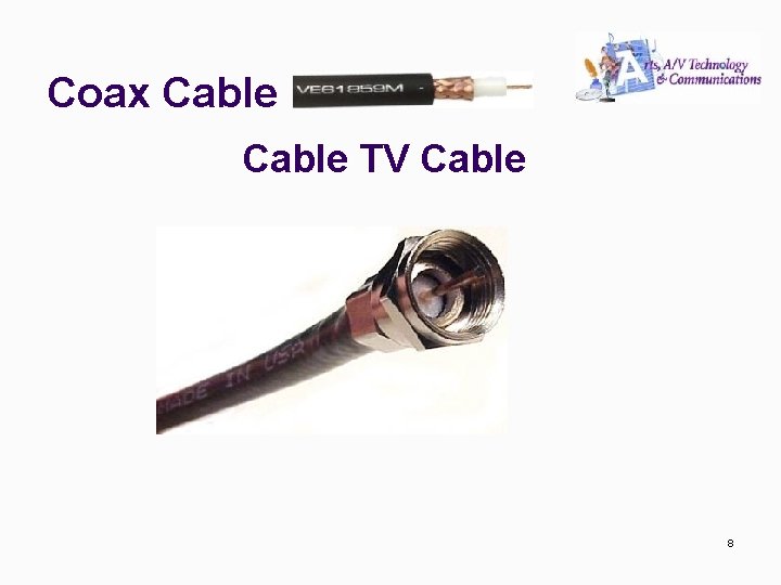 Coax Cable TV Cable 8 