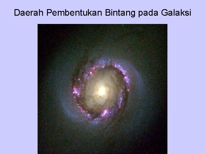 Daerah Pembentukan Bintang pada Galaksi 