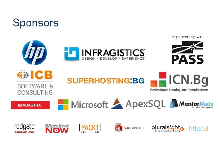 Sponsors 