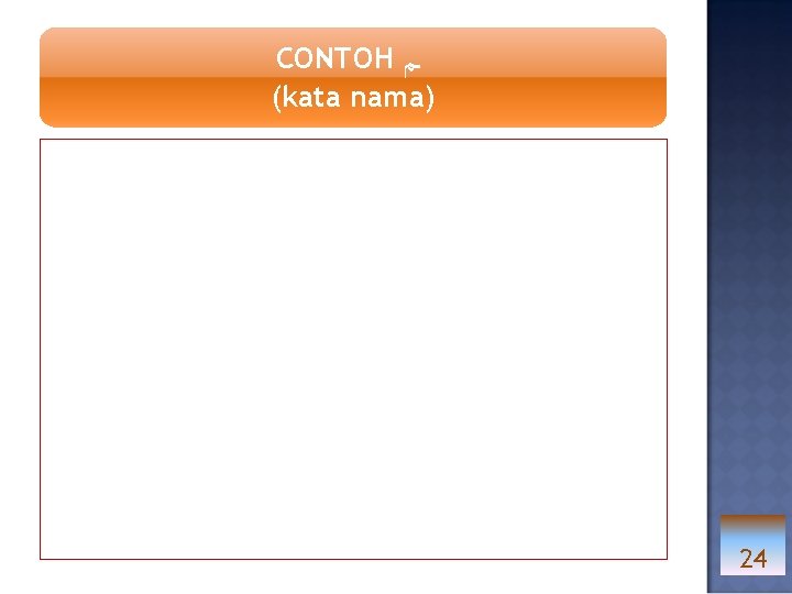 CONTOH ـﻢ (kata nama) 24 