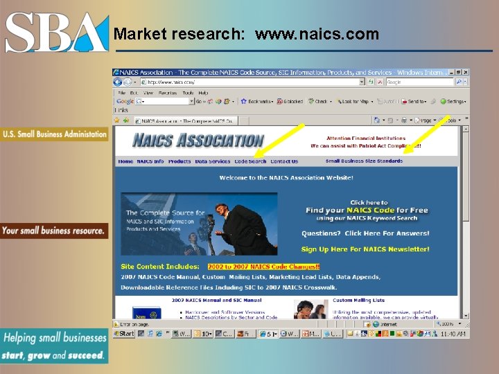 Market research: www. naics. com 