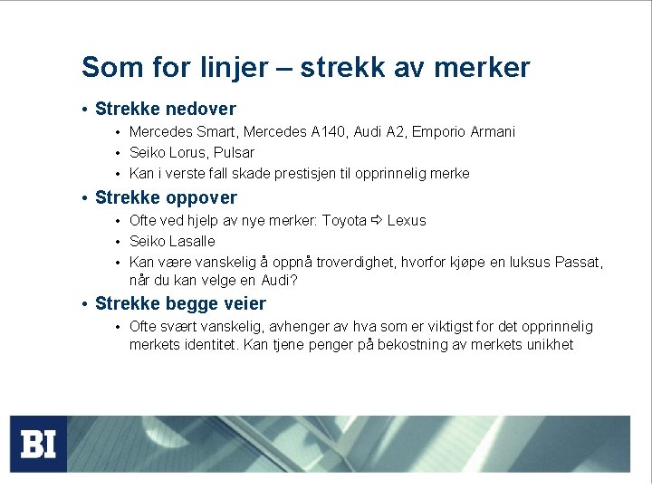 Som for linjer – strekk av merker • Strekke nedover • Mercedes Smart, Mercedes