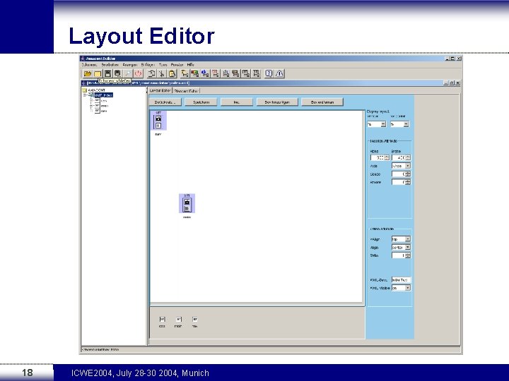 Layout Editor 18 ICWE 2004, July 28 -30 2004, Munich 