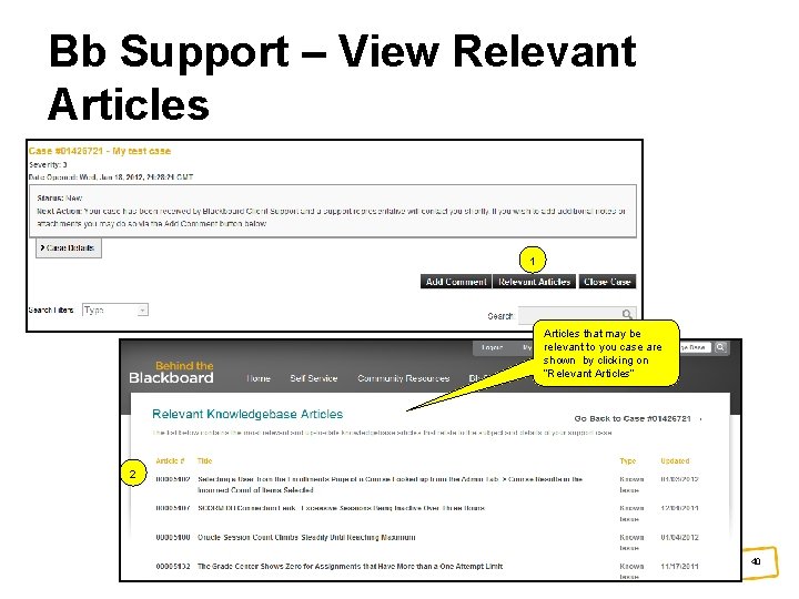 Bb Support – View Relevant Articles 1 Articles that may be relevant to you