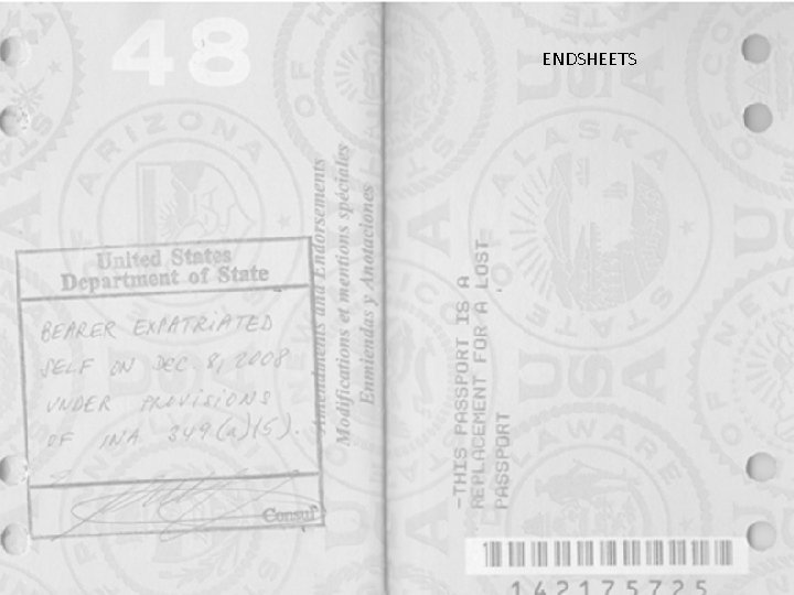 ENDSHEETS 