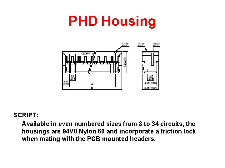 PHD Housing SCRIPT: Available in even numbered sizes from 8 to 34 circuits, the