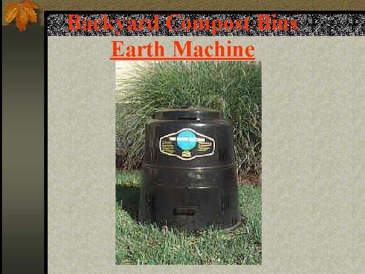 Backyard Compost Bins Earth Machine 