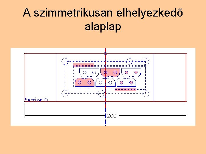 A szimmetrikusan elhelyezkedő alaplap 