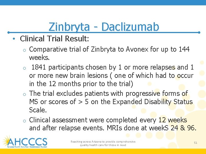 Zinbryta - Daclizumab • Clinical Trial Result: Comparative trial of Zinbryta to Avonex for