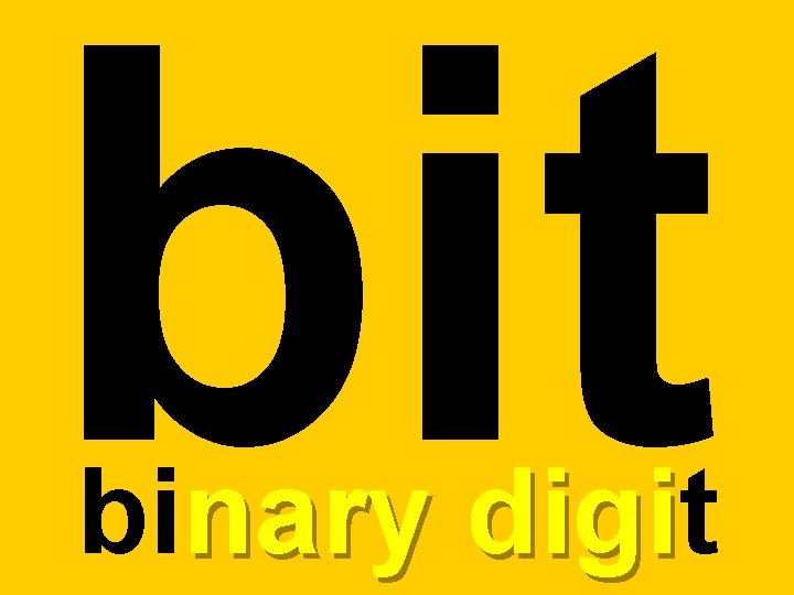 bit binary digit digi bit binary digit digi