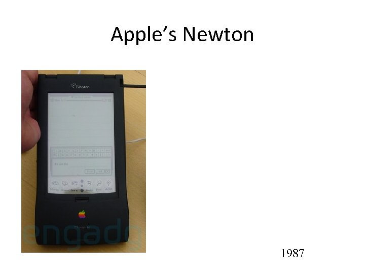 Apple’s Newton 1987 