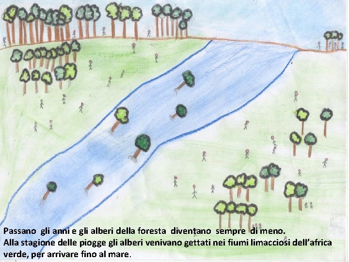 Passano gli anni e gli alberi della foresta diventano sempre di meno. Alla stagione