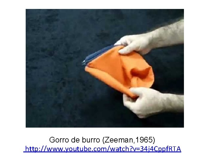 Gorro de burro (Zeeman, 1965) http: //www. youtube. com/watch? v=34 j 4 Cppf. RTA