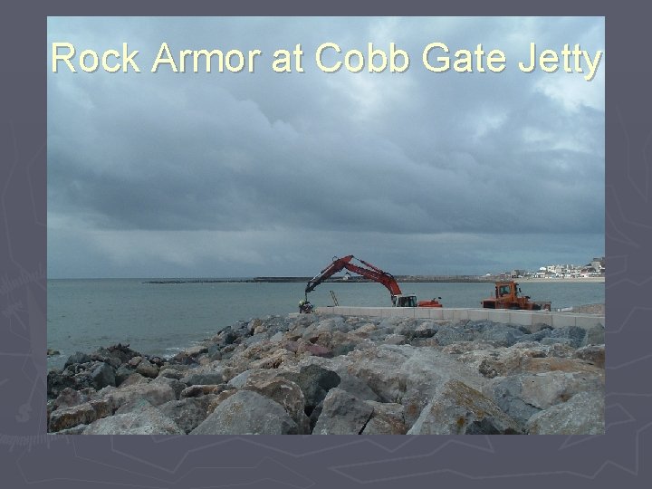 Rock Armor at Cobb Gate Jetty 