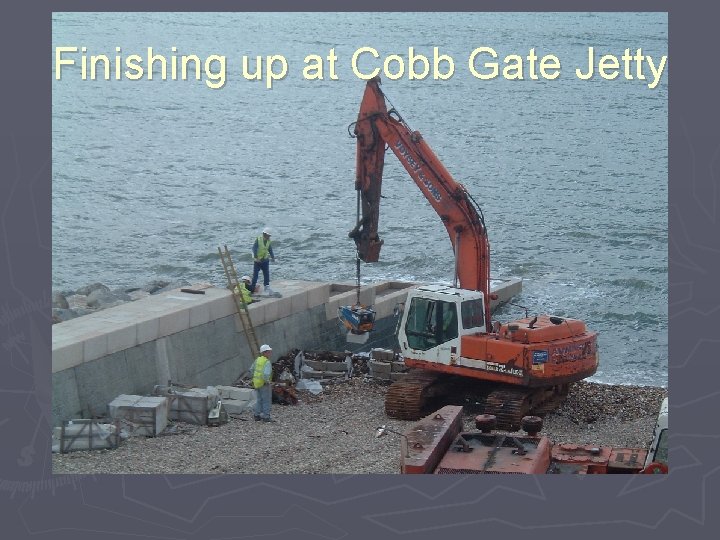 Finishing up at Cobb Gate Jetty 