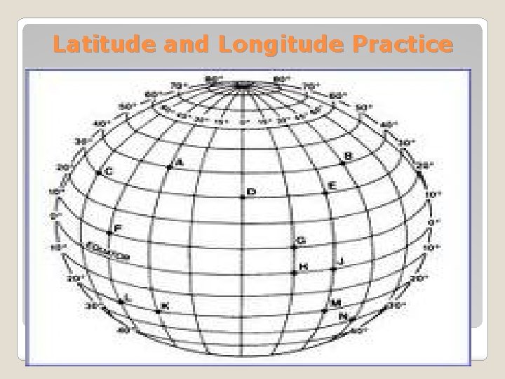 Latitude and Longitude Practice 