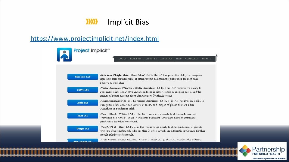 Implicit Bias https: //www. projectimplicit. net/index. html 